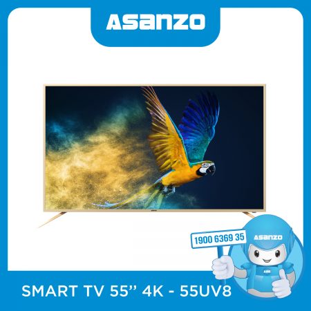 Smart Tivi 4K 55 inch Asanzo 55UV8 Android TV - Điện Lạnh Mai Phương