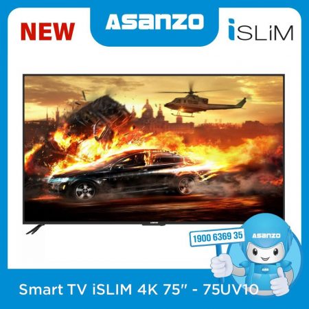 Smart Tivi Asanzo iSlim 4K 75 Inch Model 75UV10 - Điện Lạnh Mai Phương