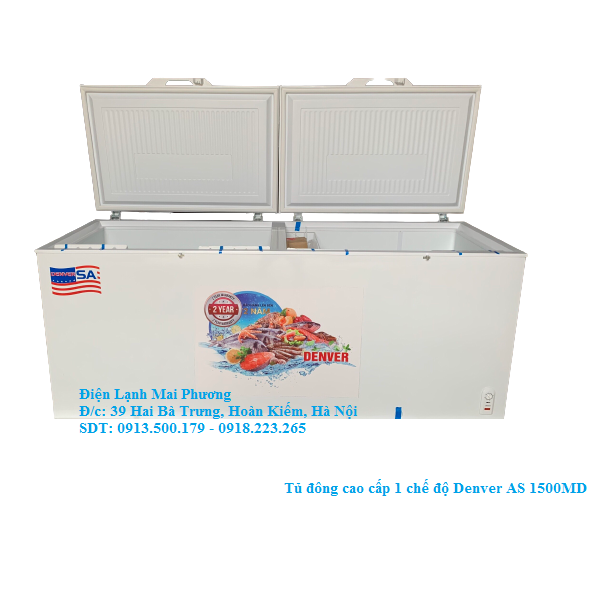 Tủ đông Denver AS 1500MD - Điện Lạnh Mai Phương